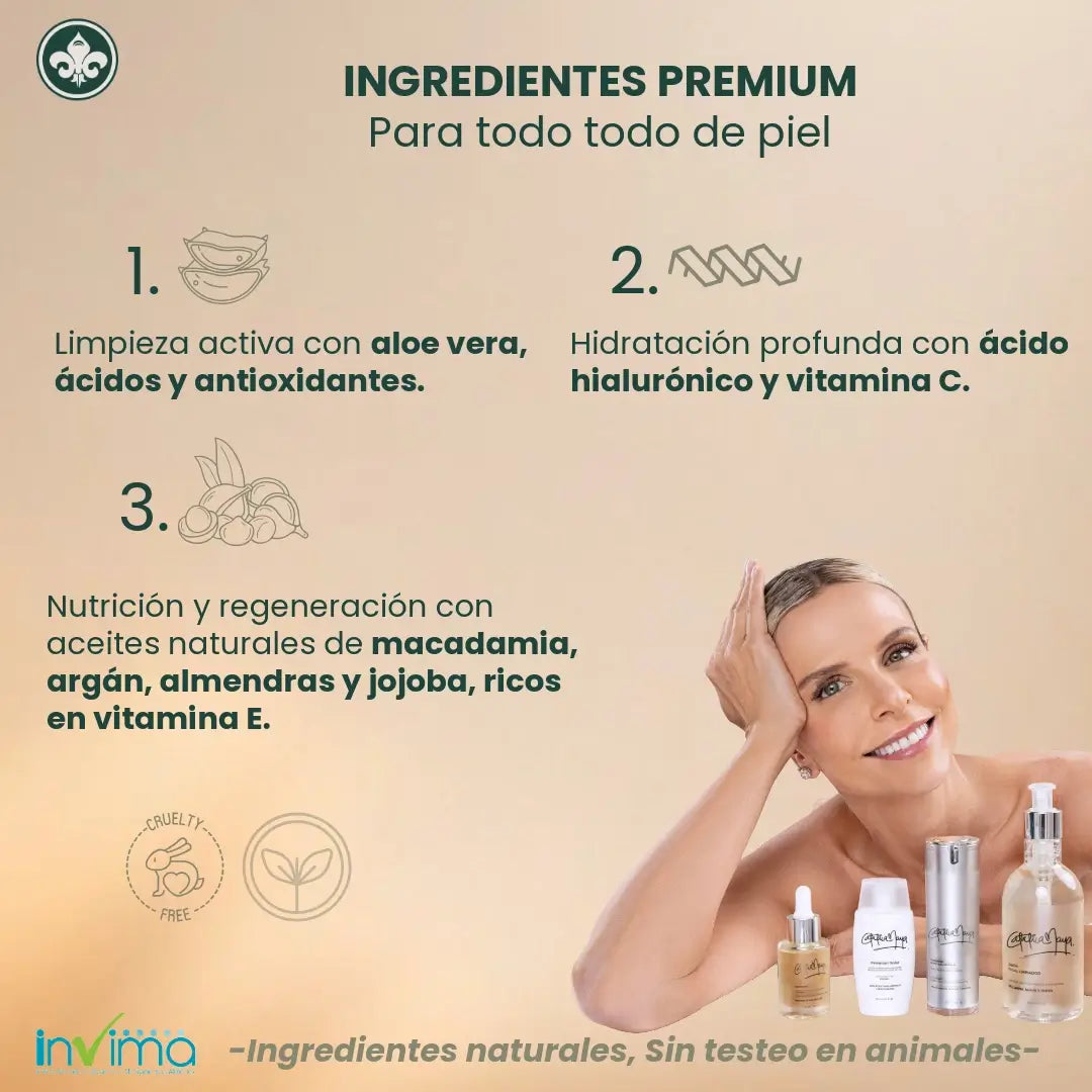 Armonía | Limpieza, hidratación y nutrición para todo tipo de piel