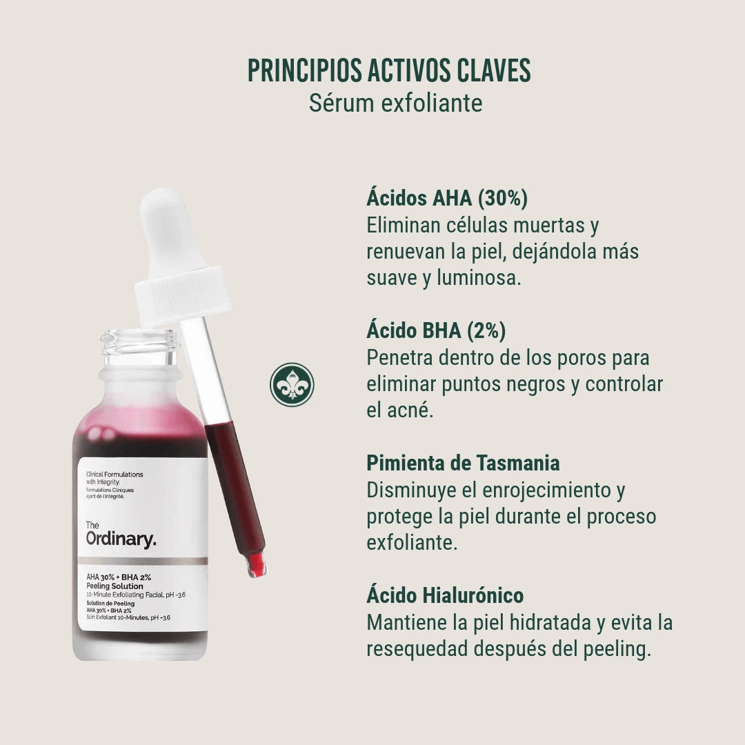 PEELING THE ORDINARY| Exfolia y mejora la textura de tu piel.