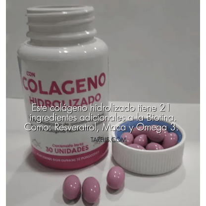 VITALIDAD CON BELLEZA NATURAL | CREATINA MONOHIDRATA + COLAGENO HIDROLIZADO CON BIOTINA